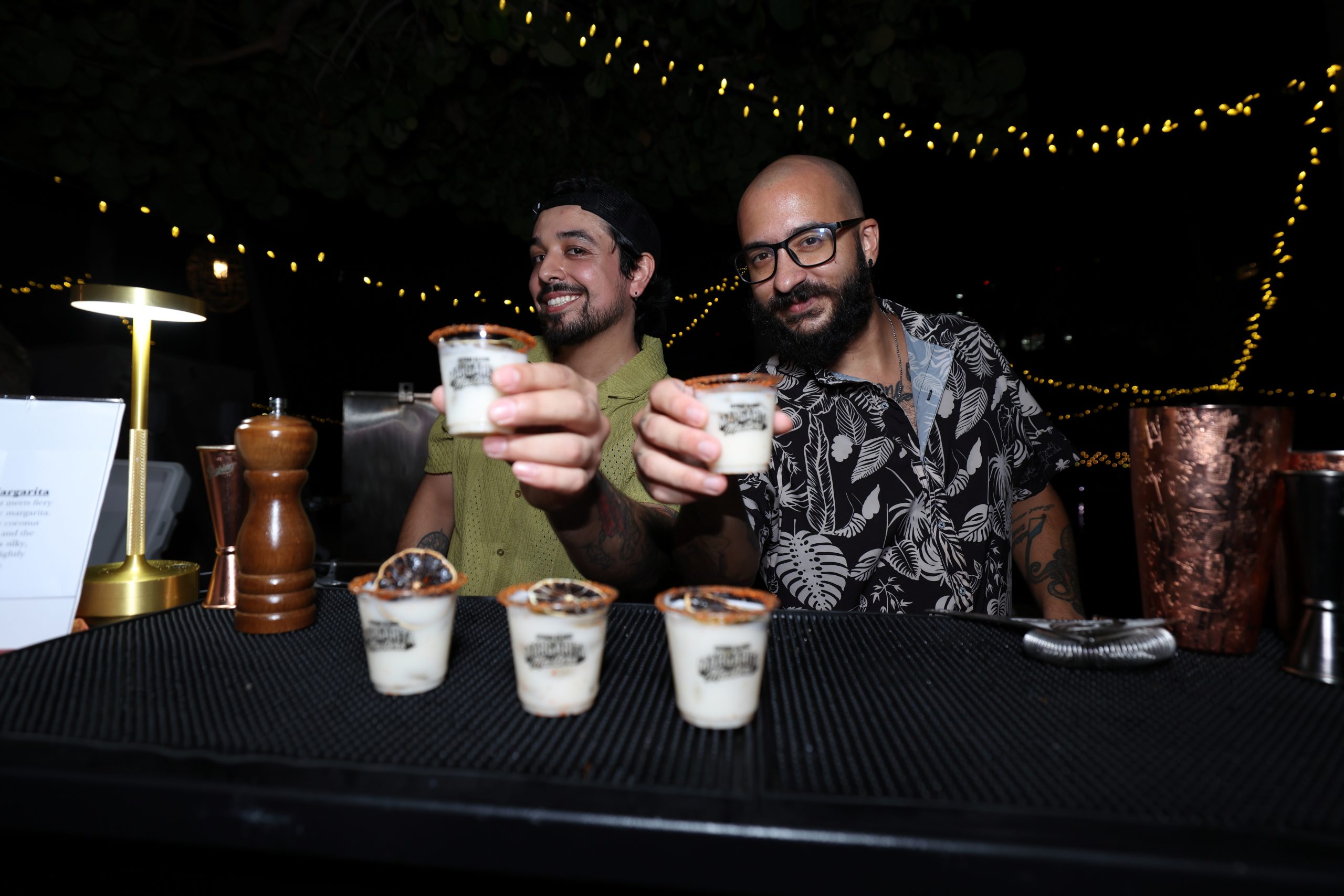 Margarita Masters competitors presenting their margaritas